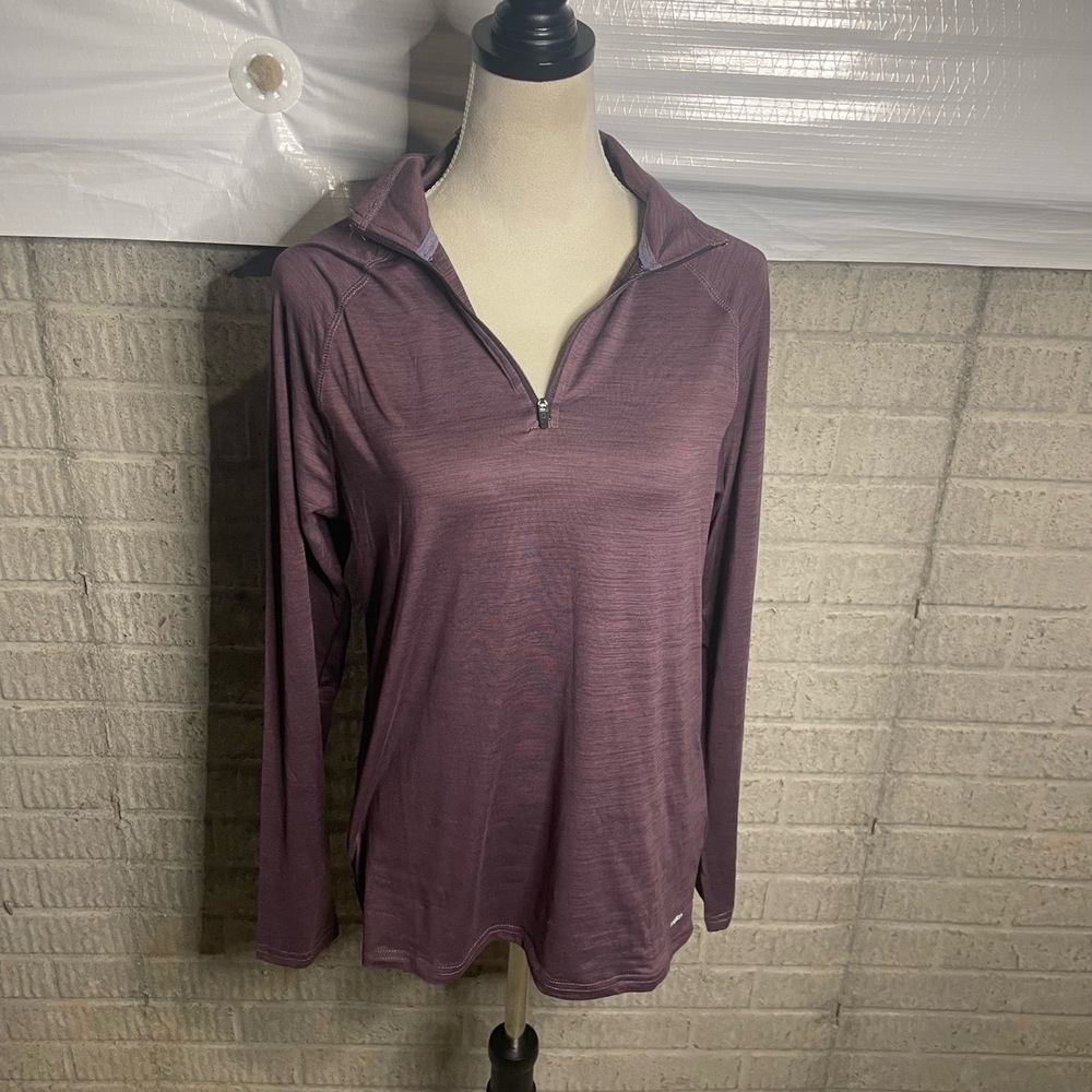 NWT Motion Lightweight Quarter-Zip Long‎ Sleeve Pullover Top Size Small